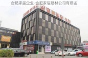 合肥家居企業(yè)-合肥家居建材公司有哪些