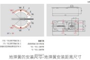 地彈簧的安裝尺寸-地彈簧安裝距離尺寸