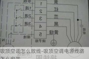 吸頂空調怎么放線-吸頂空調電源線路怎么安裝