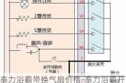 泰力浴霸帶換氣扇價格-泰力浴霸開關(guān)接線圖