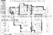 100平米三室一廳裝修多少錢-100平方三室一廳裝修多少錢預(yù)算