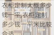 衣柜定制大概多少錢一平,衣柜定制多少錢一平米比較合適