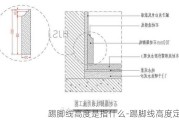 踢腳線高度是指什么-踢腳線高度定義