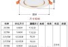 筒燈規(guī)格及開孔尺寸表-筒燈規(guī)格及開孔尺寸