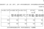 整體櫥柜尺寸測量-整體櫥柜怎么量