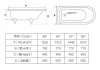 浴缸規(guī)格型號(hào)選擇,浴缸尺寸標(biāo)準(zhǔn)尺寸是多少