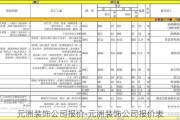 元洲裝飾公司報價-元洲裝飾公司報價表