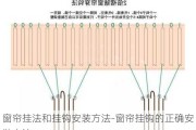 窗簾掛法和掛鉤安裝方法-窗簾掛鉤的正確安裝方法