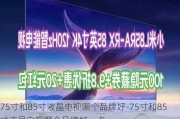 75寸和85寸液晶電視哪個(gè)品牌好-75寸和85寸液晶電視哪個(gè)品牌好一點(diǎn)