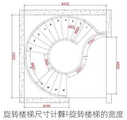 旋轉(zhuǎn)樓梯尺寸計(jì)算-旋轉(zhuǎn)樓梯的寬度