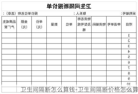 衛(wèi)生間隔斷怎么算錢-衛(wèi)生間隔斷價(jià)格怎么算