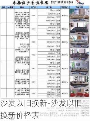 沙發(fā)以舊換新-沙發(fā)以舊換新價(jià)格表