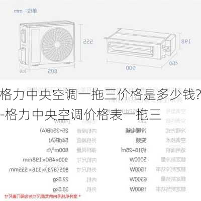 格力中央空調(diào)一拖三價(jià)格是多少錢(qián)?-格力中央空調(diào)價(jià)格表一拖三