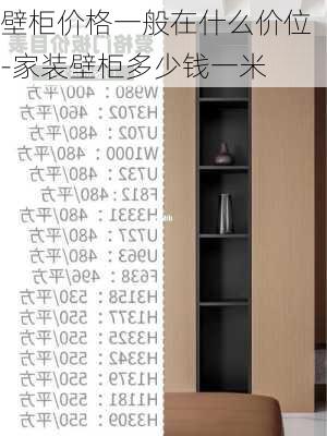 壁柜價(jià)格一般在什么價(jià)位-家裝壁柜多少錢一米