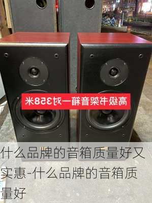 什么品牌的音箱質(zhì)量好又實(shí)惠-什么品牌的音箱質(zhì)量好