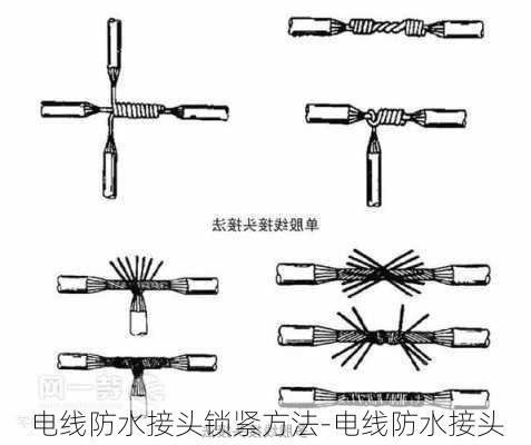 電線防水接頭鎖緊方法-電線防水接頭