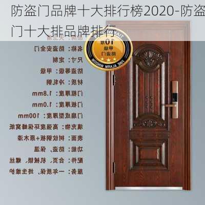 防盜門品牌十大排行榜2020-防盜門十大排品牌排行