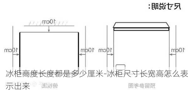 冰柜高度長度都是多少厘米-冰柜尺寸長寬高怎么表示出來