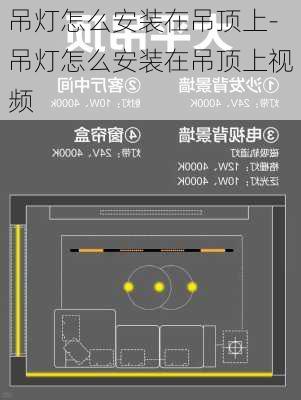 吊燈怎么安裝在吊頂上-吊燈怎么安裝在吊頂上視頻